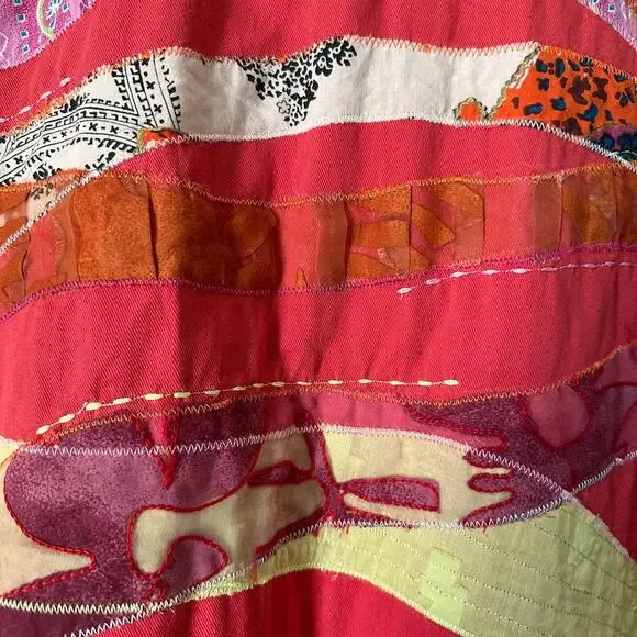 Coldwater Creek Jacket Size Petite Small Embellished Beaded Embroidered Boho - Picture 11 of 13